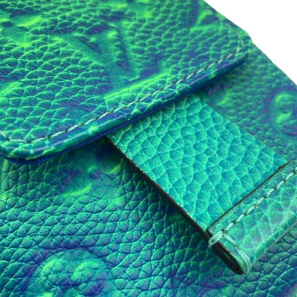 Louis Vuitton Taurillon Illusion Double Phone Handbag Pouch M81223 Shoulder Bag - Picture 4 of 7